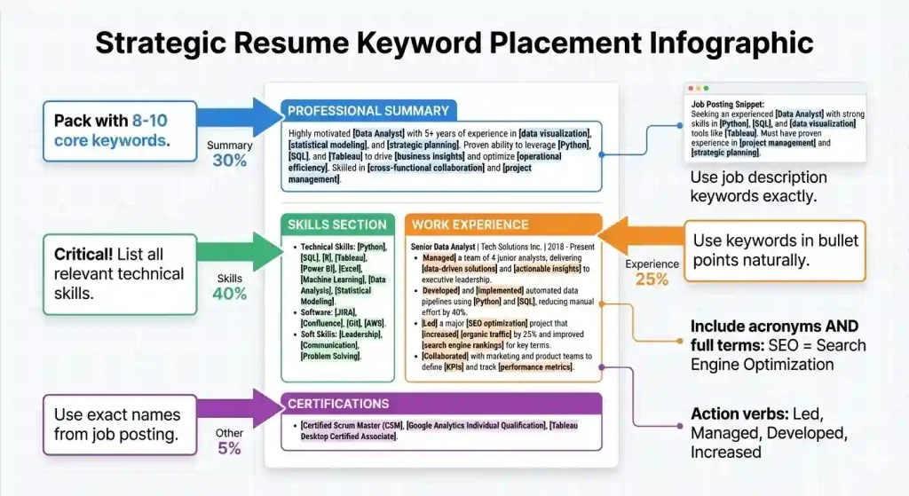 resume keywords