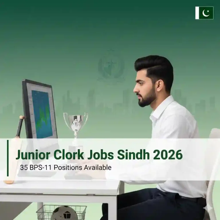 Junior Clerk Jobs Sindh 2026: Apply for 35 Positions