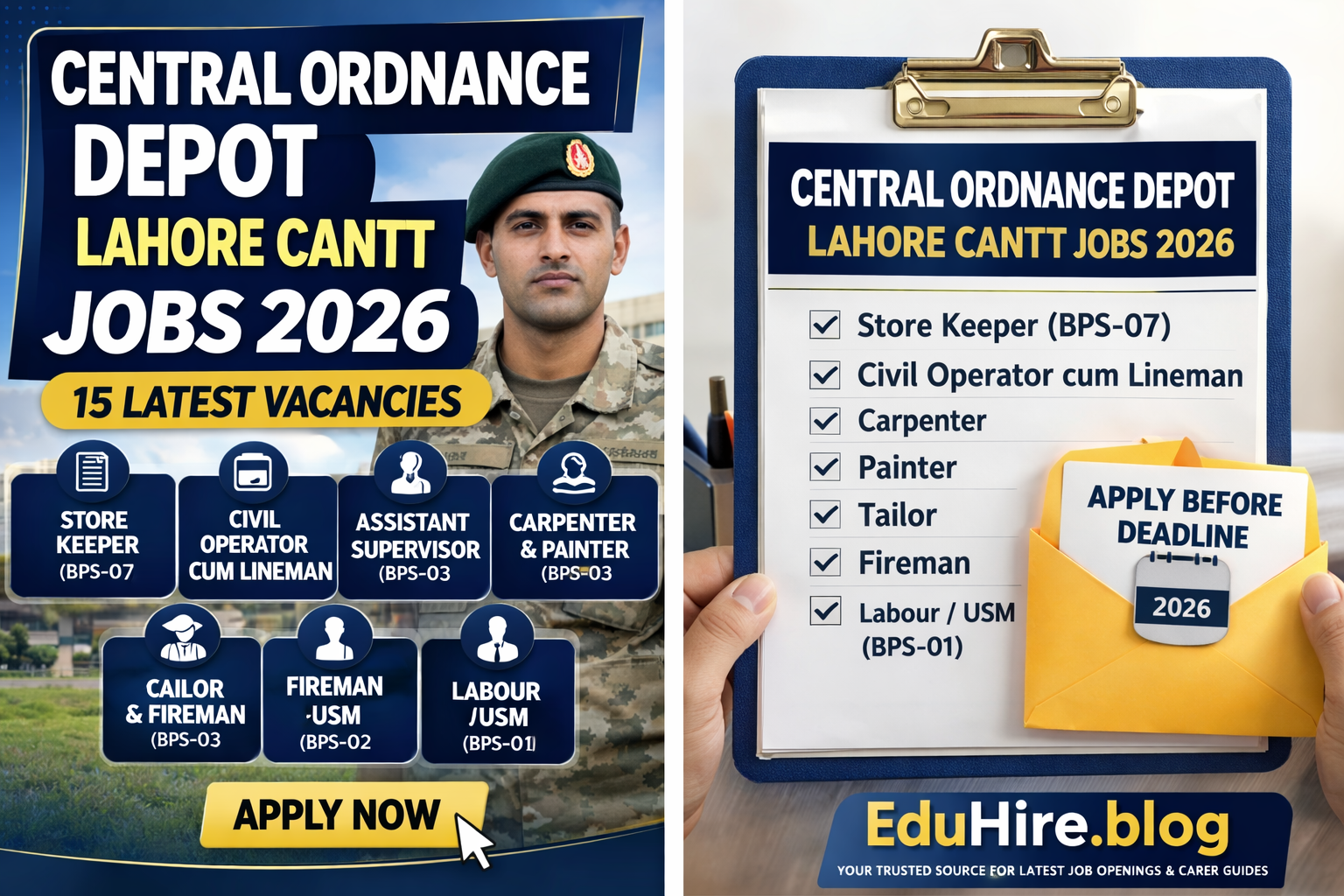 Central Ordnance Depot Jobs 2026 – Apply Now
