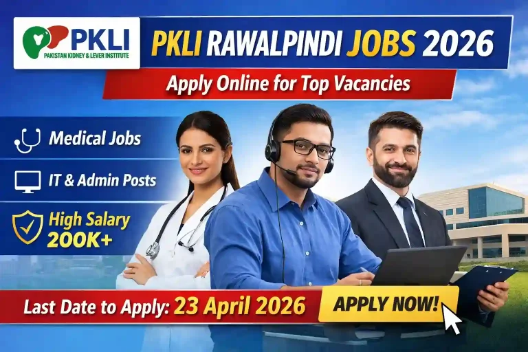 PKLI Rawalpindi Jobs 2026